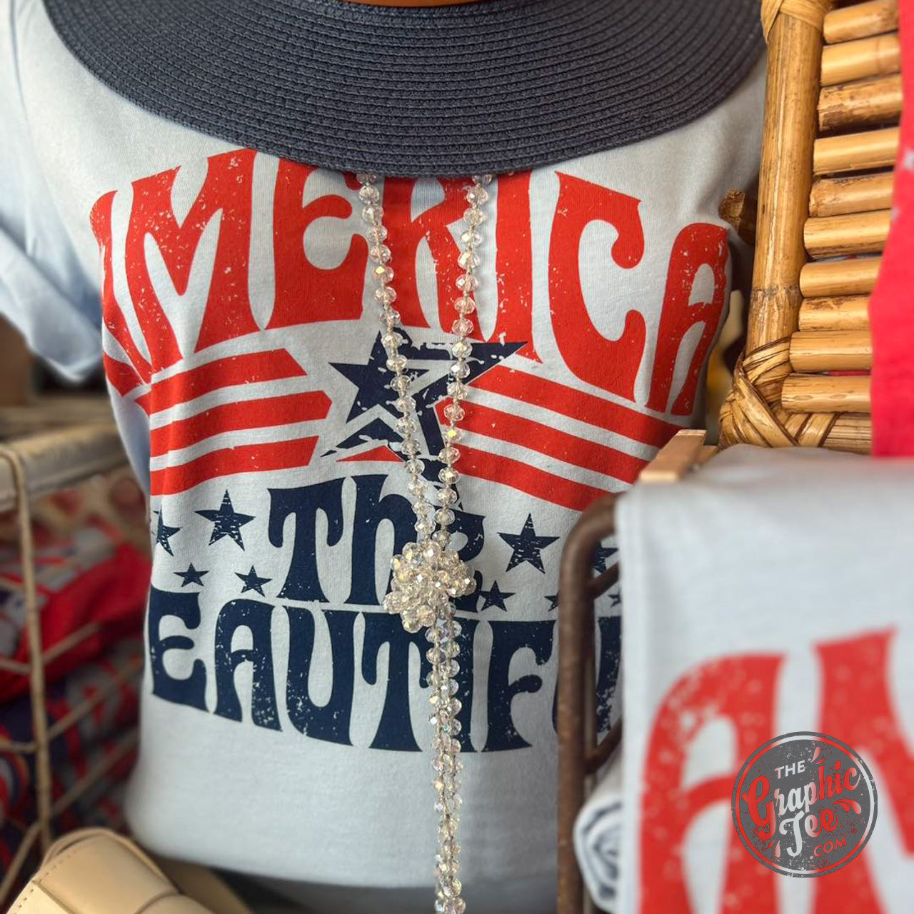 *WHOLESALE* America the Beautiful Short Sleeve Tee