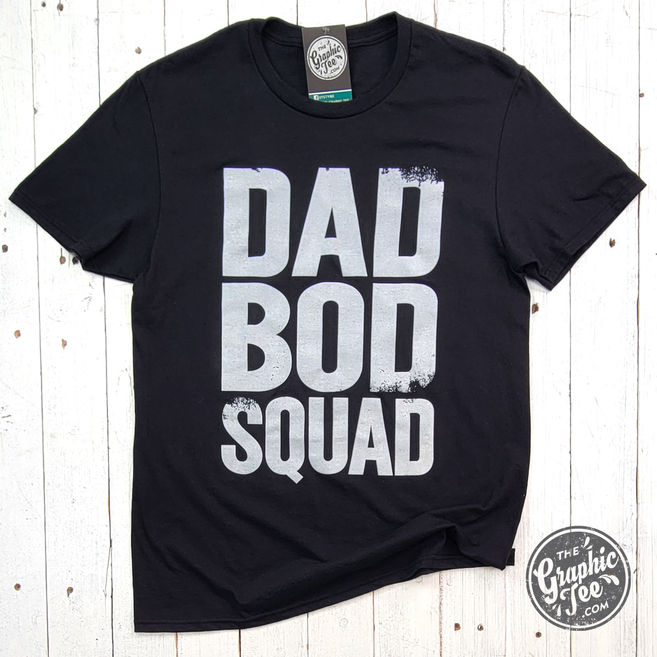 *WHOLESALE* Dad Bod Squad Black Ink Short Sleeve Tee
