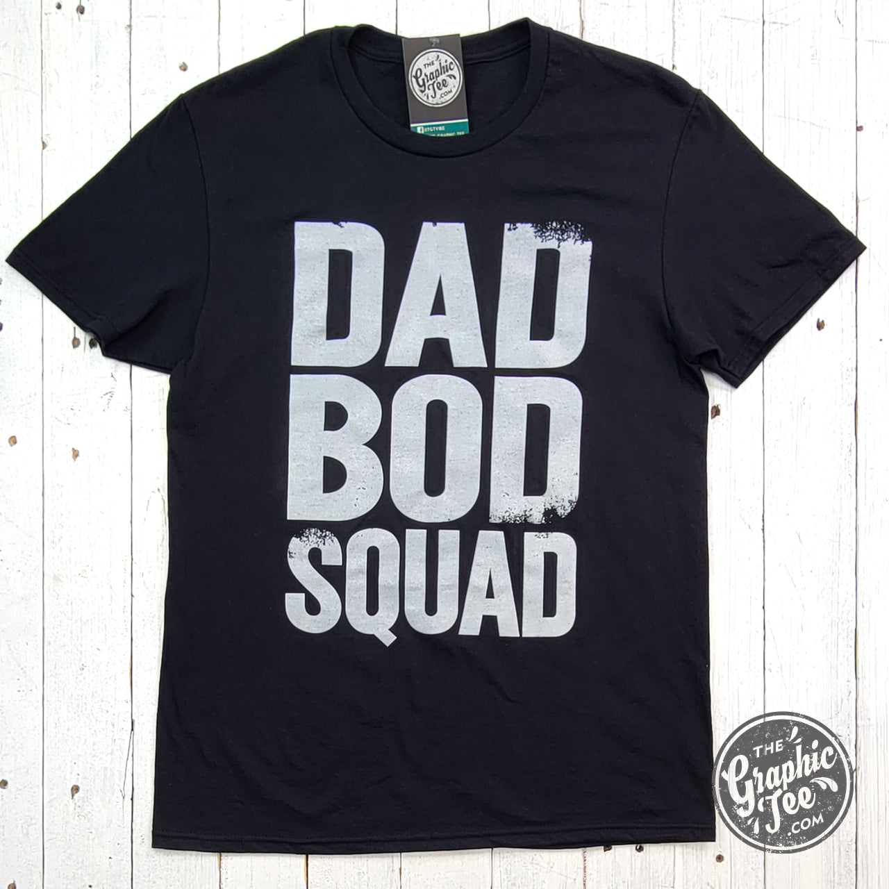 *WHOLESALE* Dad Bod Squad Black Ink Short Sleeve Tee
