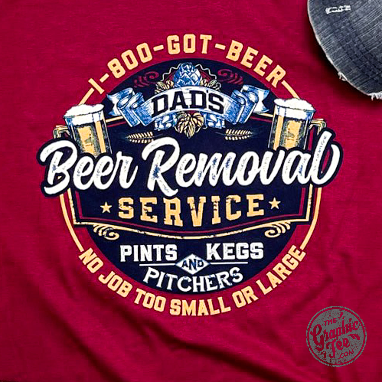 *WHOLESALE* Dad's Beer Removal Service Short Sleeve Tee