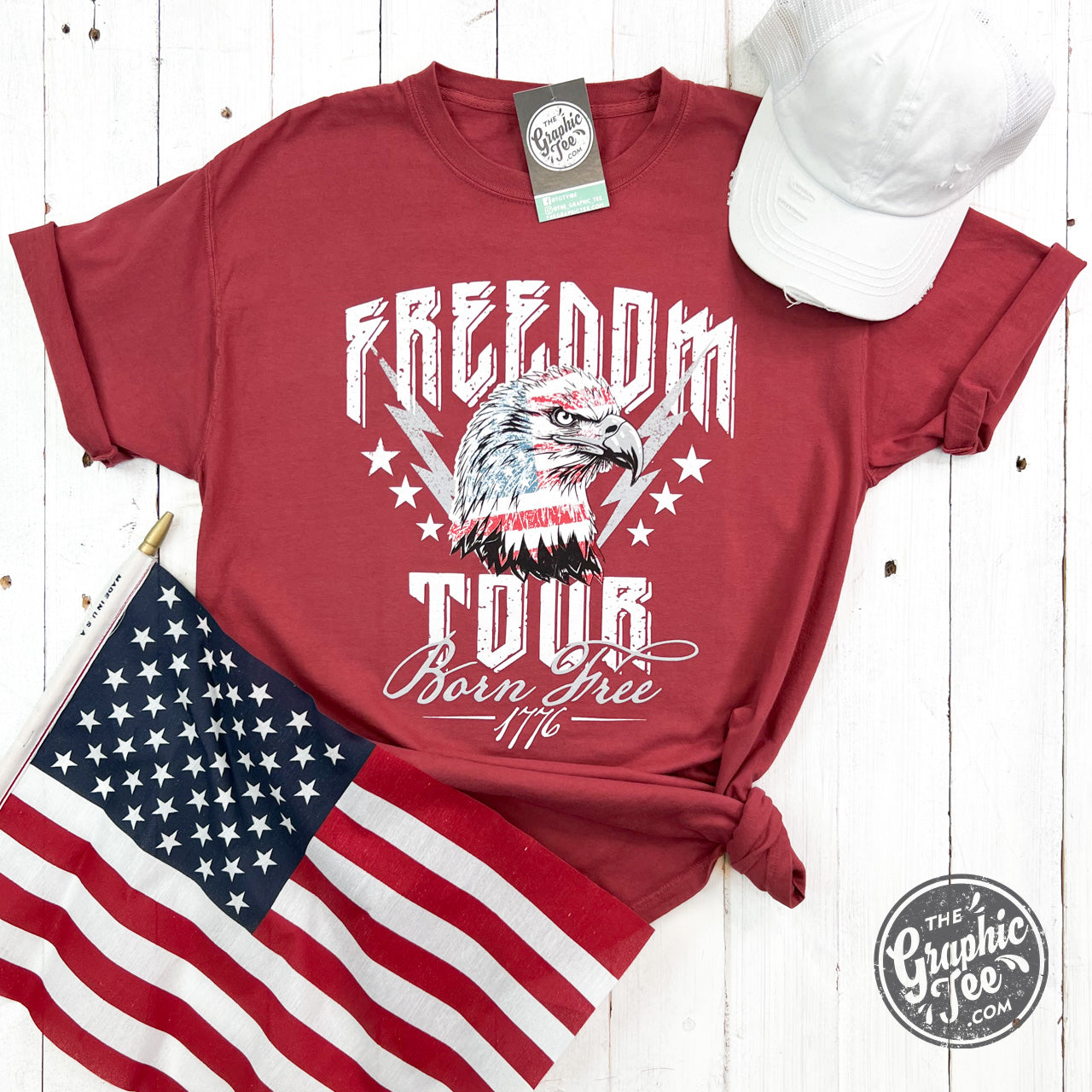 *WHOLESALE* Freedom Tour Eagle Short Sleeve Unisex Tee