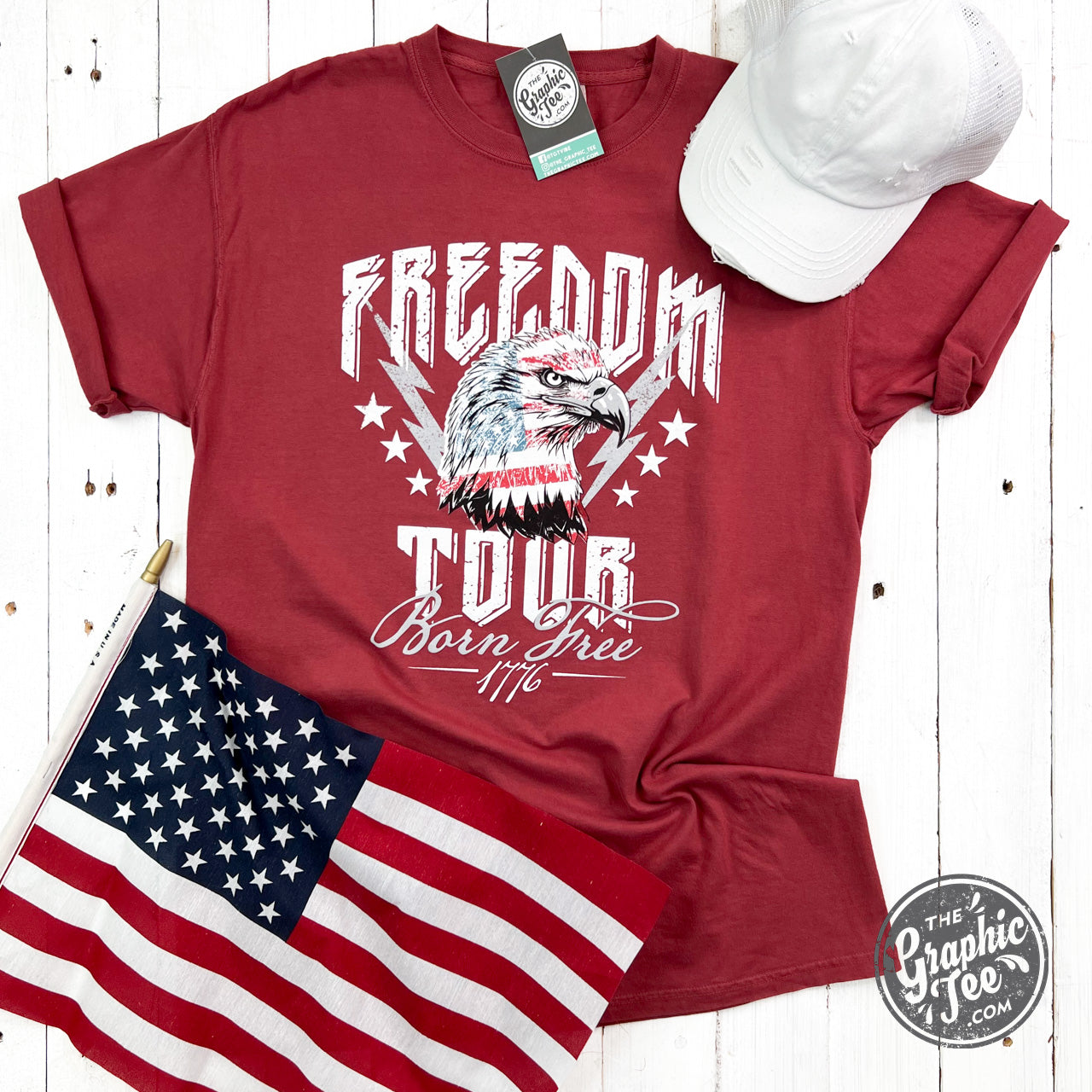 *WHOLESALE* Freedom Tour Eagle Short Sleeve Unisex Tee