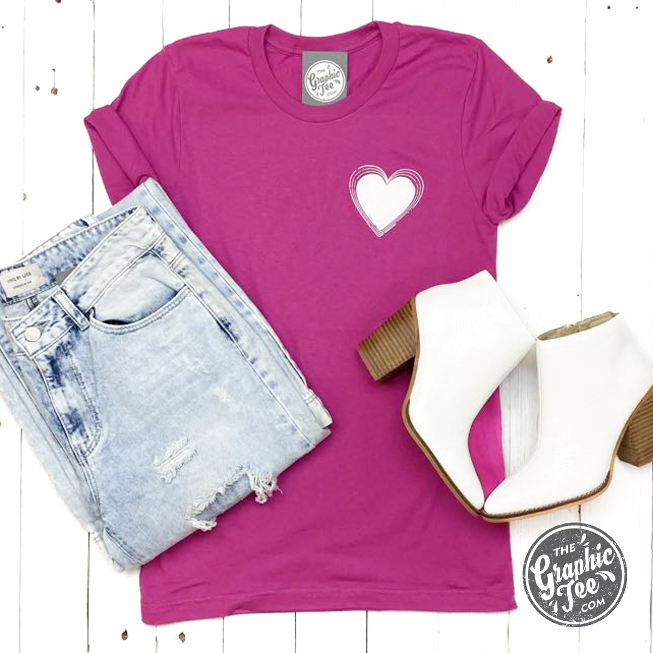 *WHOLESALE* Heart Unisex Tee