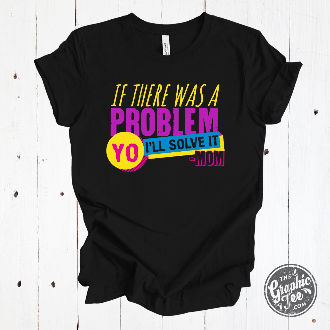 *WHOLESALE* Yo I'll Solve It - Black Tee