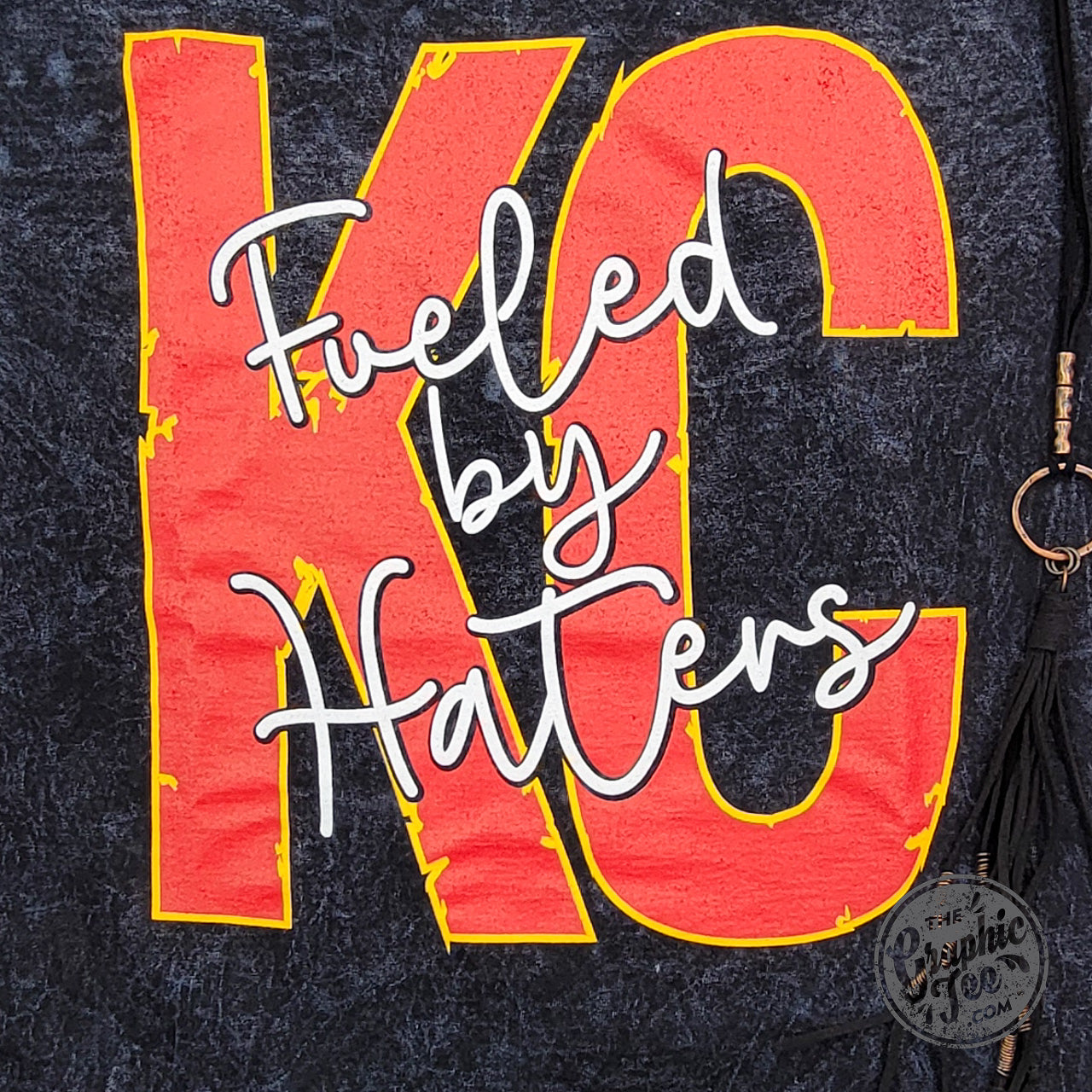 *WHOLESALE* KC Fueled By Haters Mineral Wash Crew Neck Short Sleeve Tee
