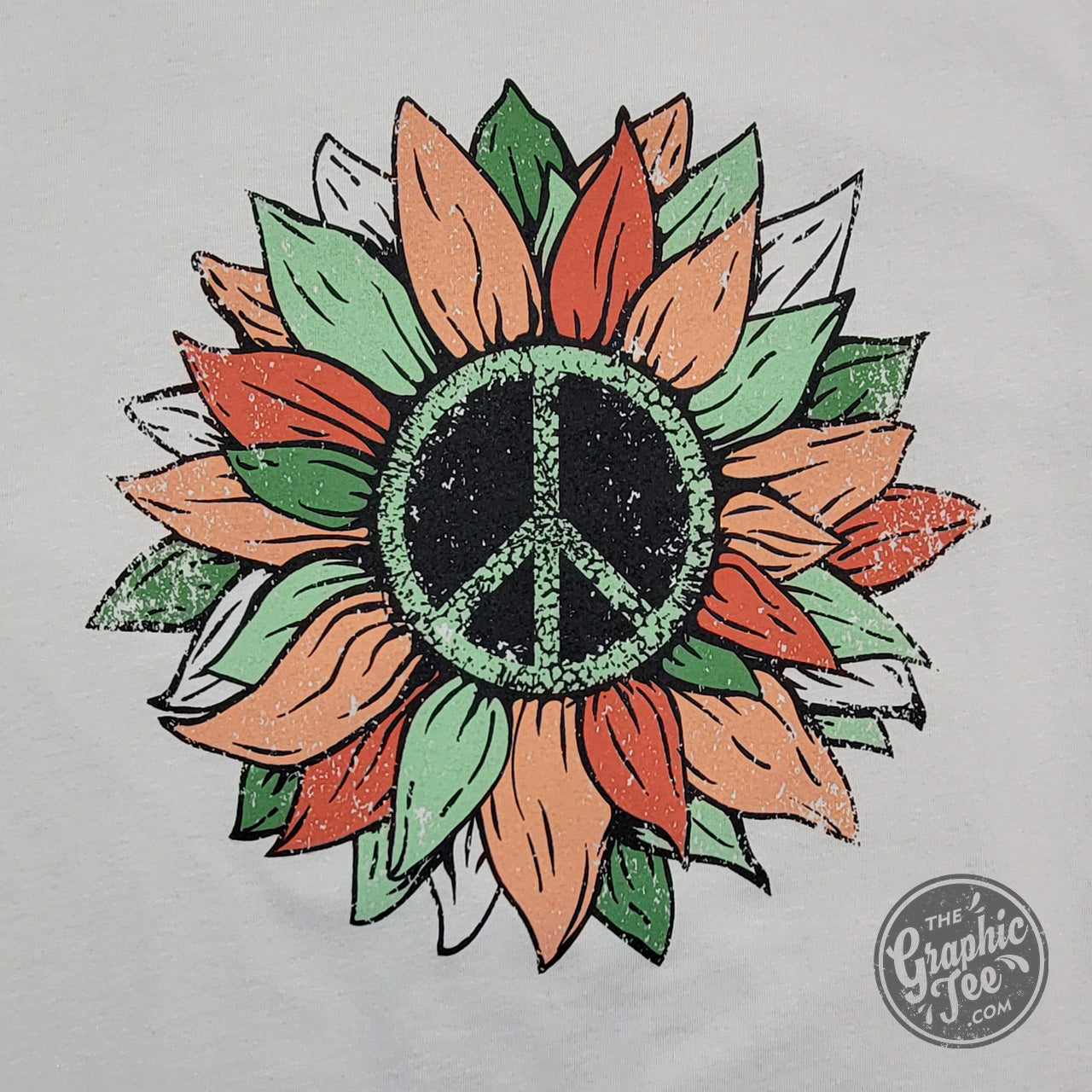 *WHOLESALE* Peace Sunflower Short Sleeve Tee