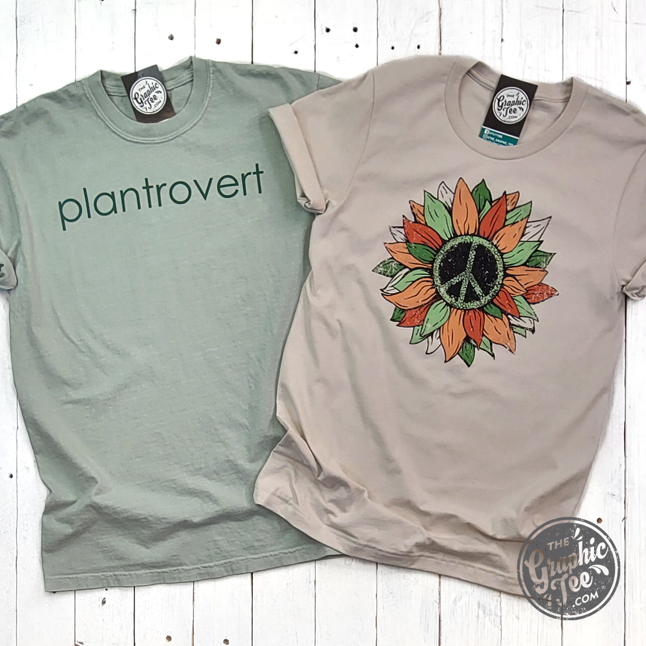 *WHOLESALE* Plantrovert Round Pigment Dyed Tee