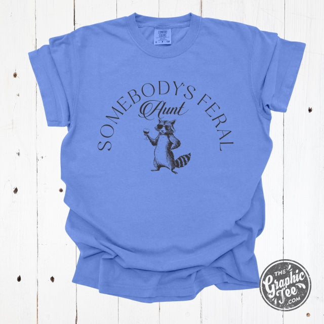 *WHOLESALE* Somebody's Feral Aunt Pigment Dyed Tee