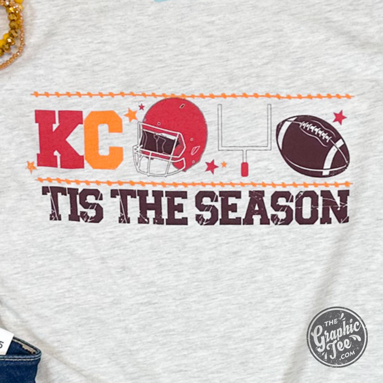 *WHOLESALE* Tis The Season KC Natural Unisex Short Sleeve Tee
