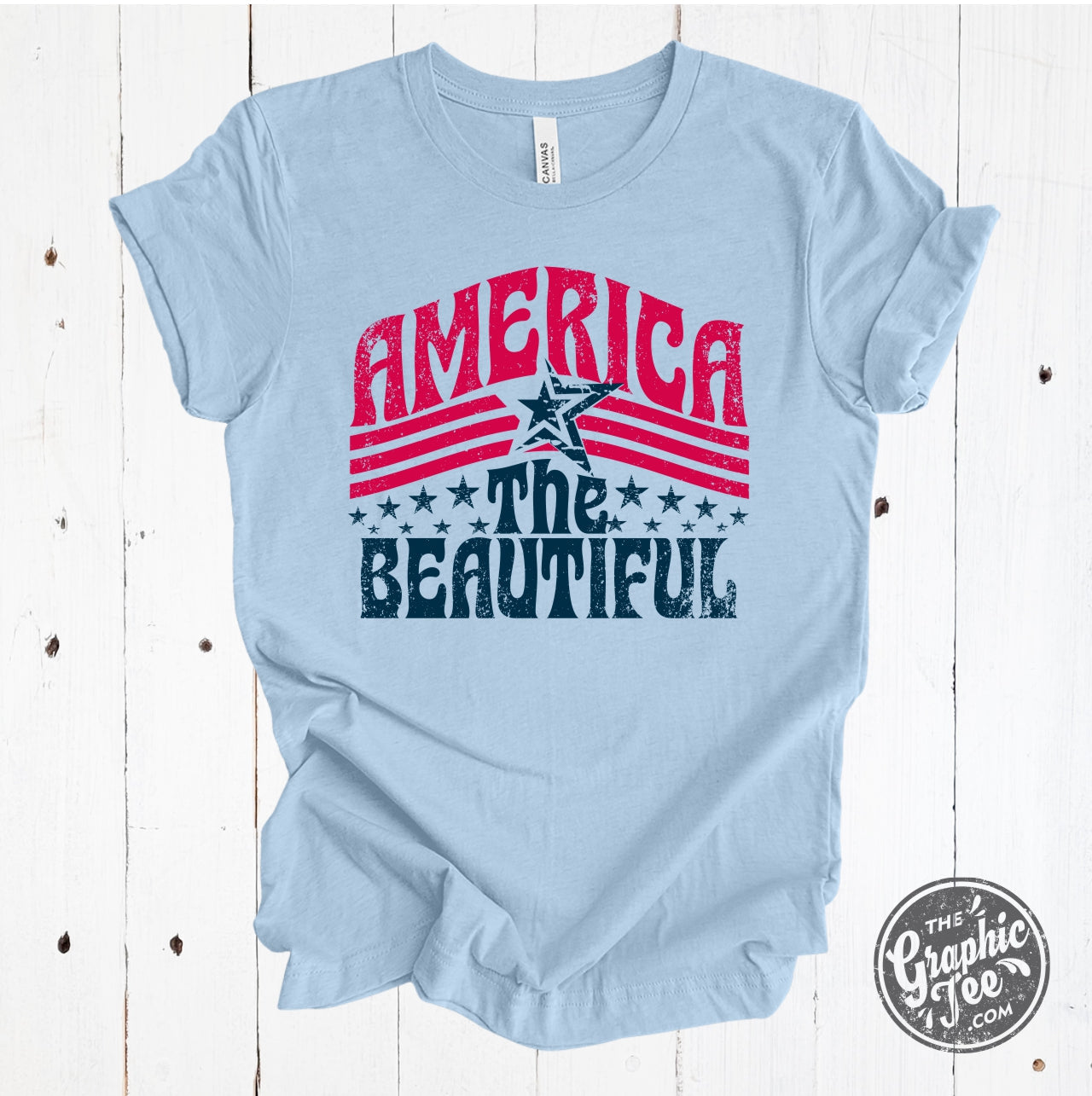 *WHOLESALE* America the Beautiful Short Sleeve Tee