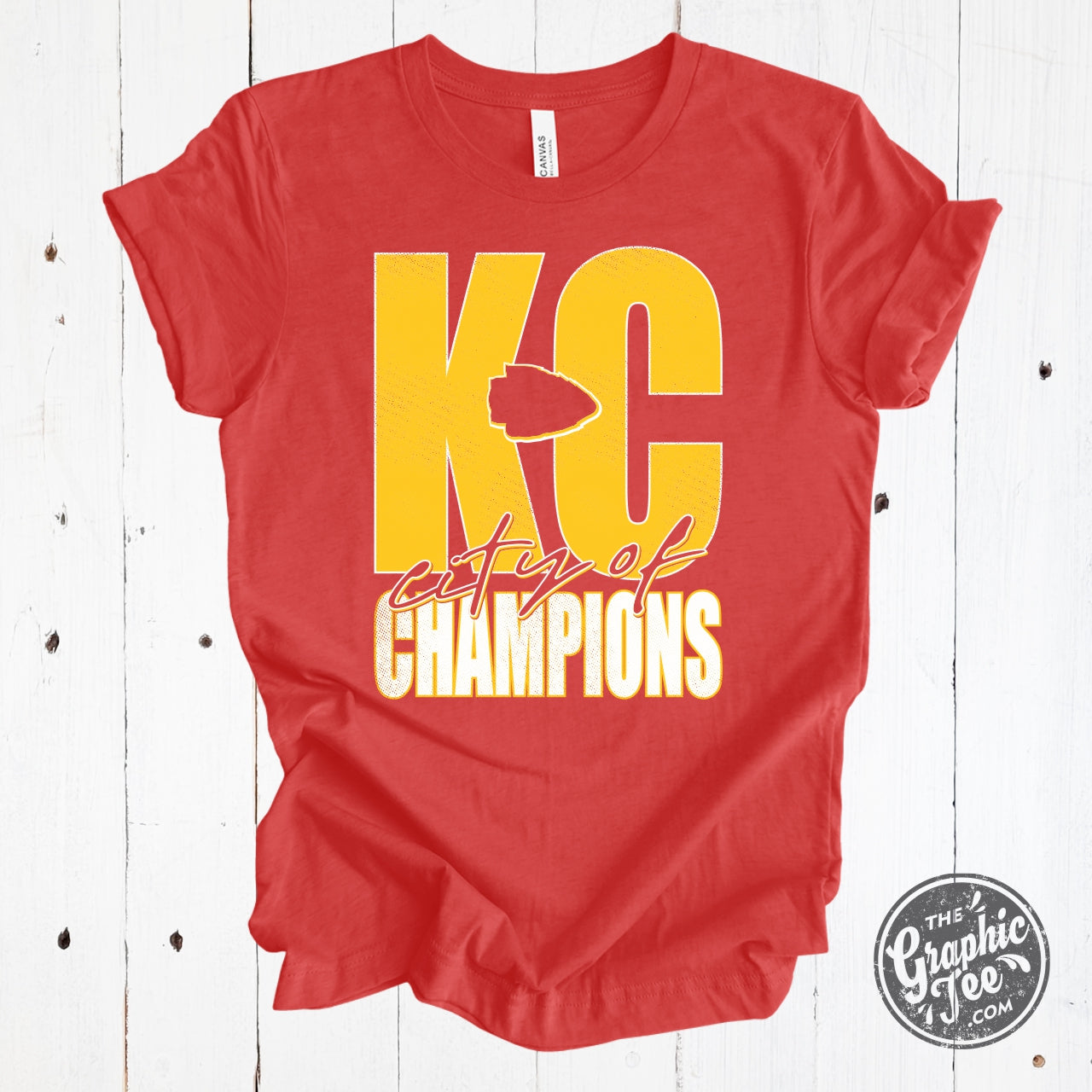 *WHOLESALE* KC City of Champions Crewneck Tee