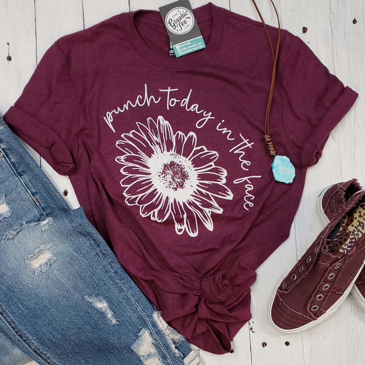 *WHOLESALE* Punch Today In The Face Unisex Tee - The Graphic Tee