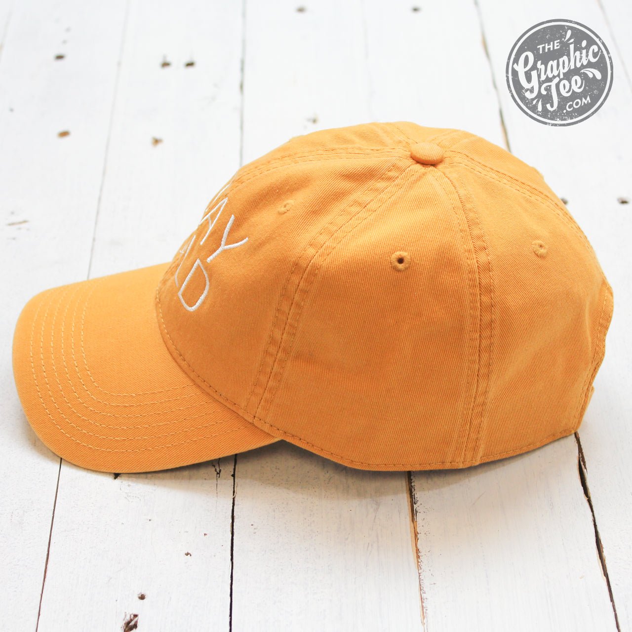 *WHOLESALE* Stay Wild - Mustard Relaxed Twill Dad Hat - The Graphic Tee