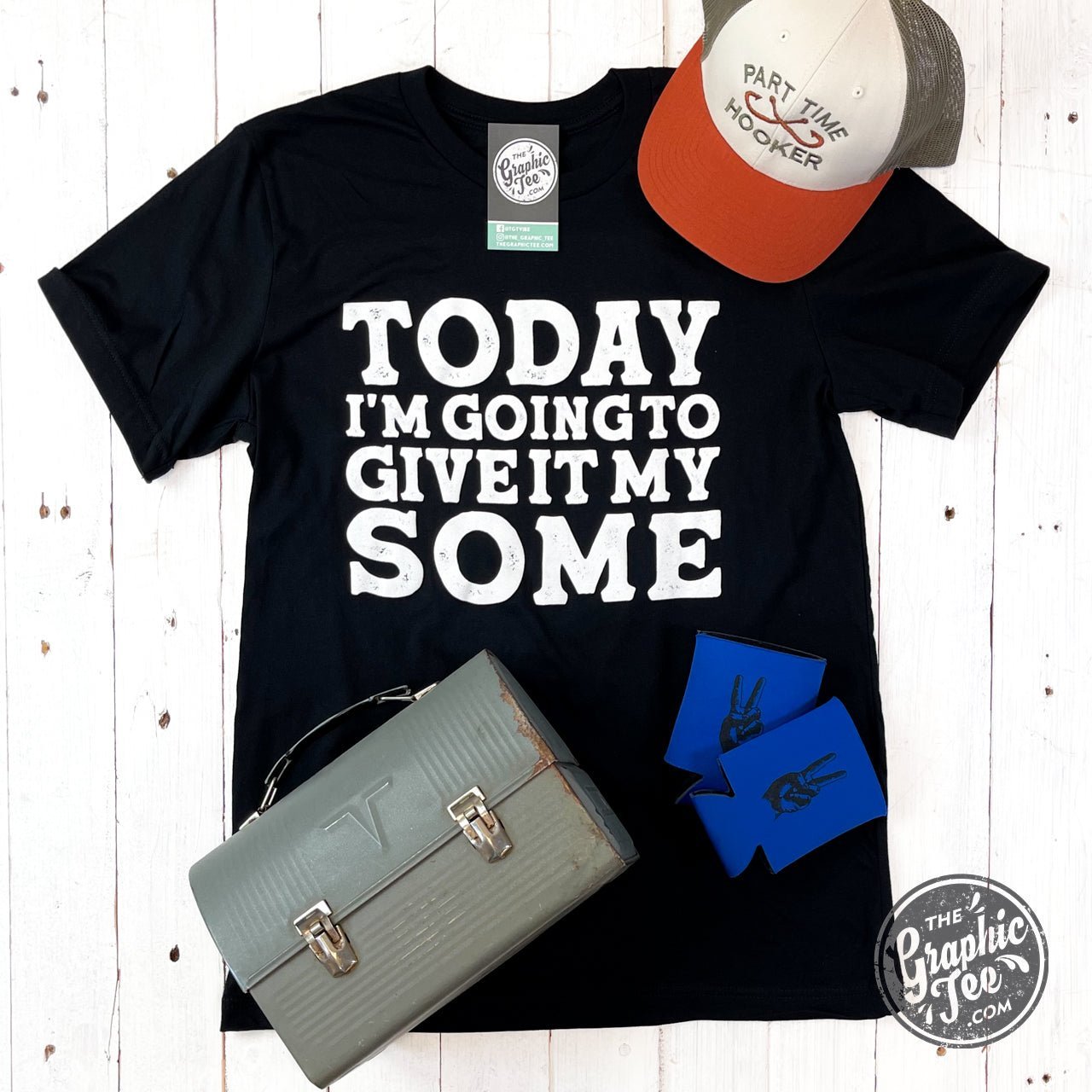 *WHOLESALE* Today I'm Going To Give It My Some Unisex Short Sleeve Tee - The Graphic Tee