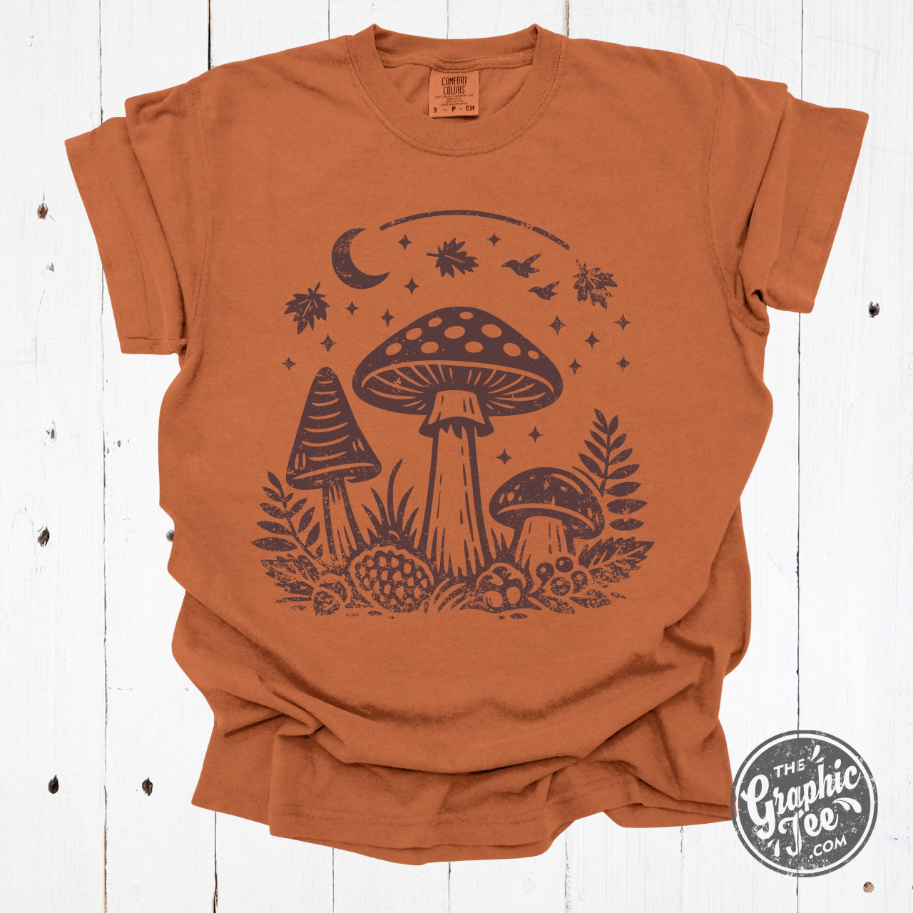 *WHOLESALE* Midnight Mushroom Pigment Dyed Tee