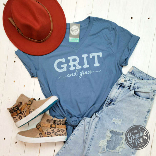 *WHOLESALE* Grit And Grace V-Neck Tee