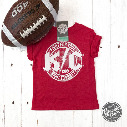 *WHOLESALE* KC Rock Red YOUTH Short Sleeve Tee