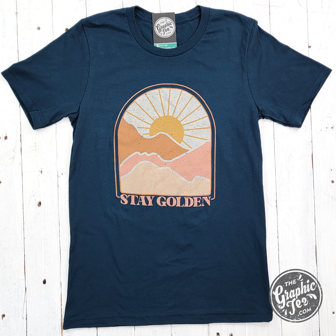 *WHOLESALE* Stay Golden Atlantic Color Short Sleeve Tee