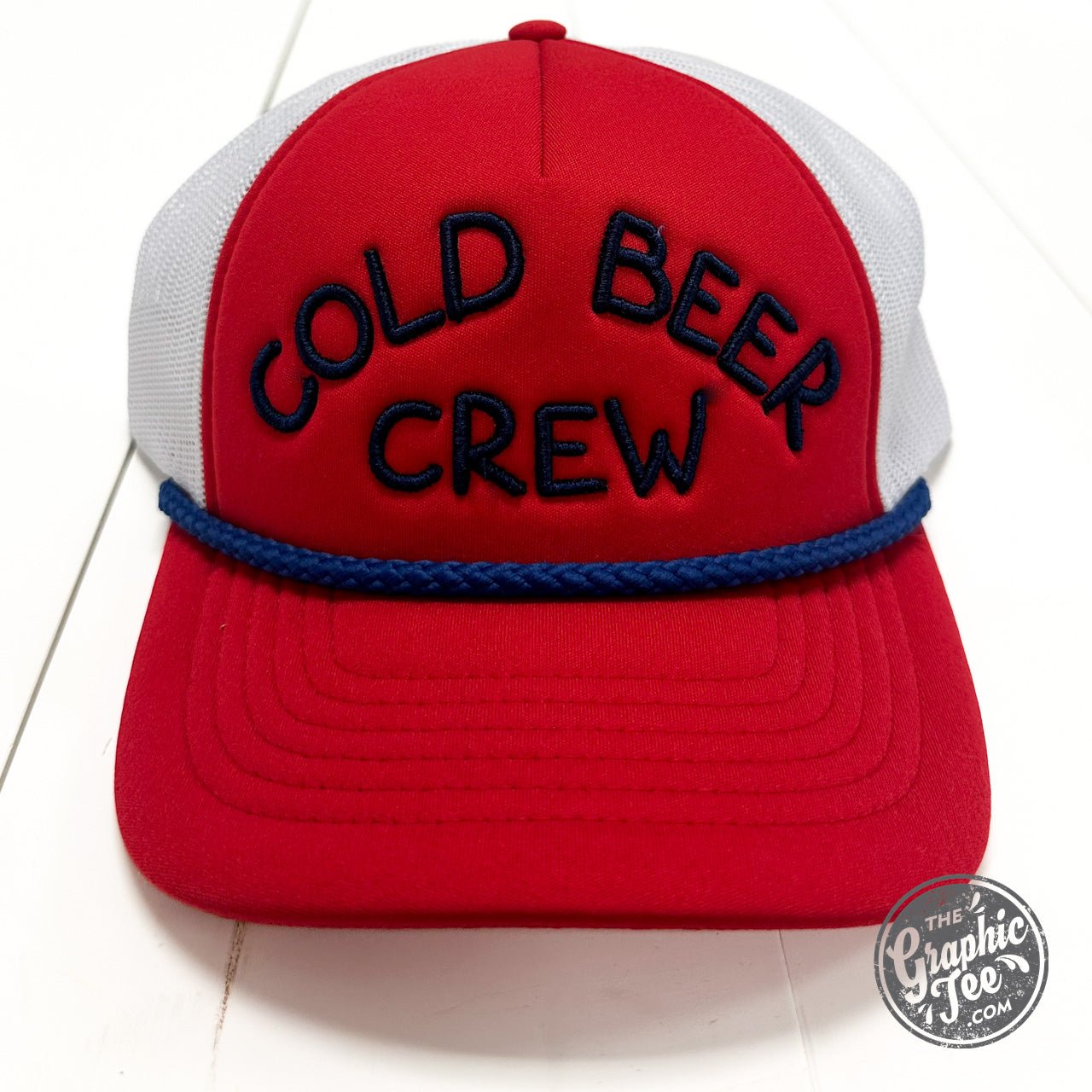 Cold Beer Crew Foam Trucker Hat - The Graphic Tee