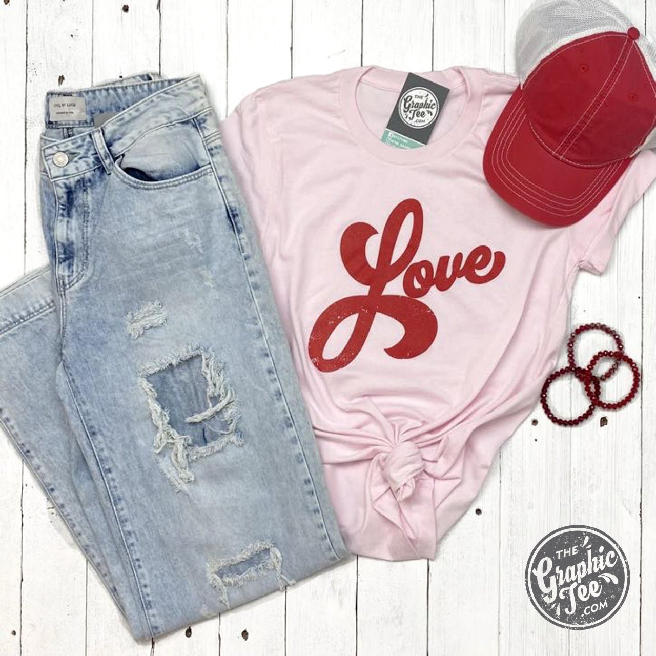 Love Retro Tee - The Graphic Tee