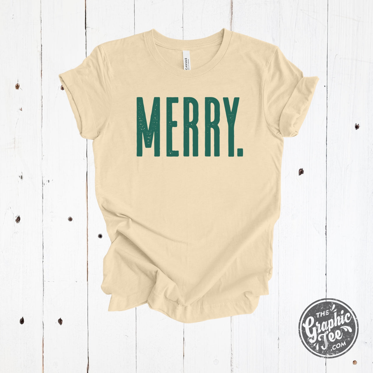 *WHOLESALE* Merry. Soft Cream Unisex Short Sleeve Tee