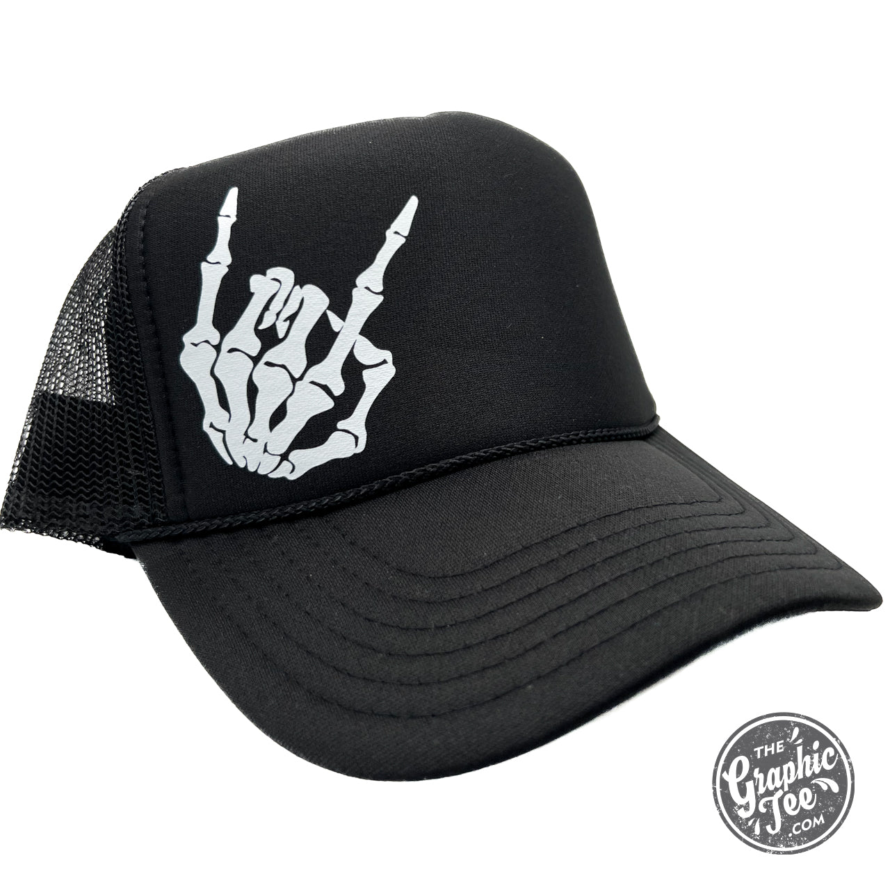 Skeleton Foam Trucker Hat - The Graphic Tee