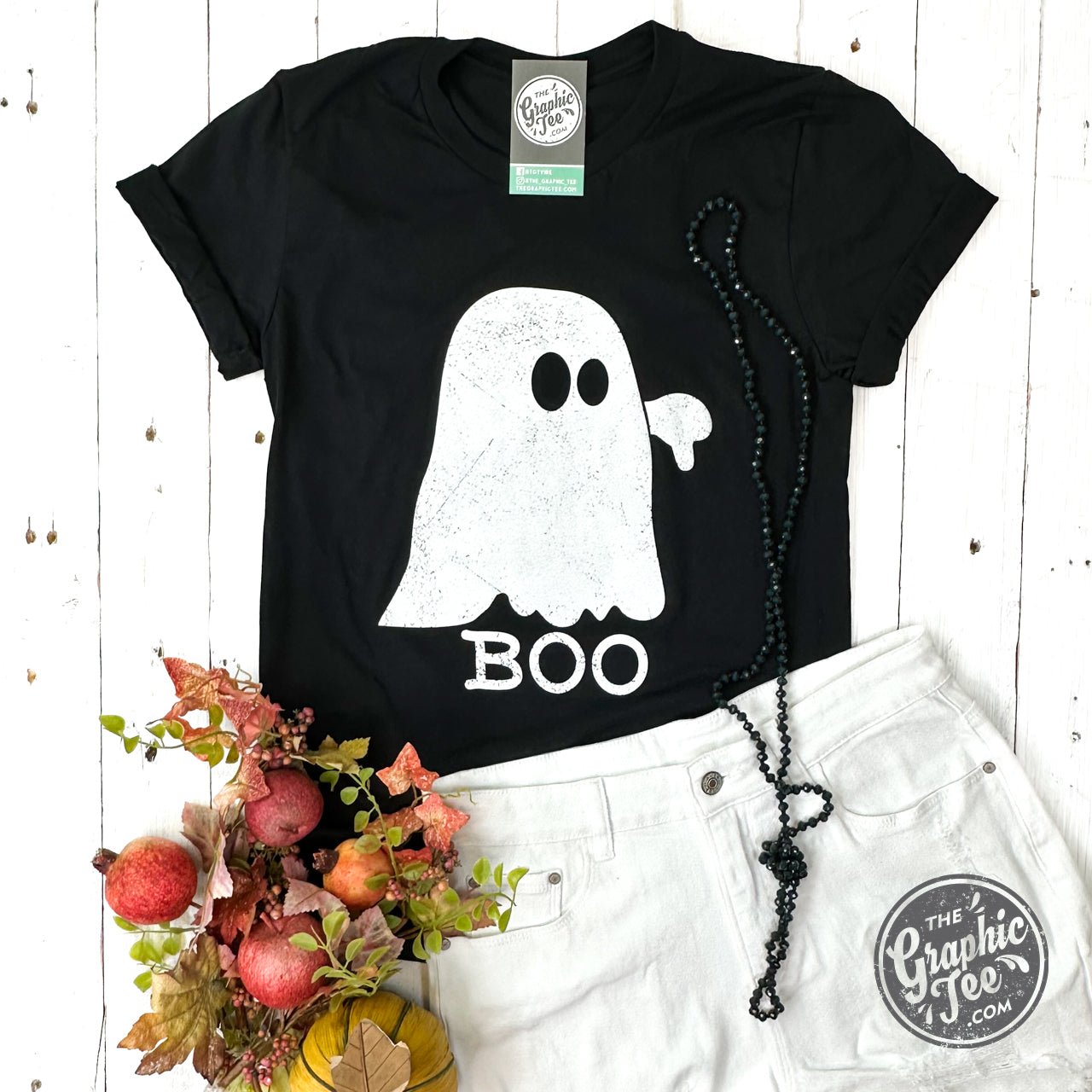 *WHOLESALE* Boo Ghost Short Sleeve Tee - The Graphic Tee