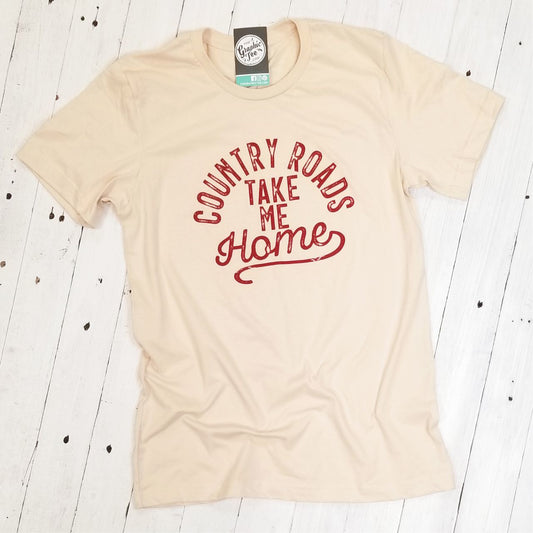 *WHOLESALE* Country Roads Take Me Home - Unisex Tee - The Graphic Tee