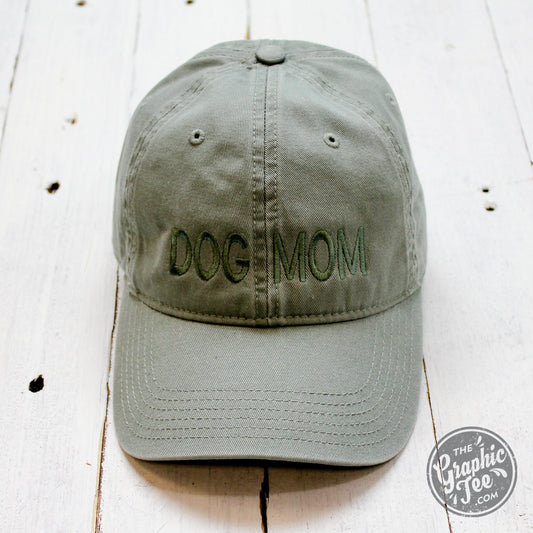 *WHOLESALE* Dog Mom - Sawgrass Relaxed Twill Dad Hat - The Graphic Tee