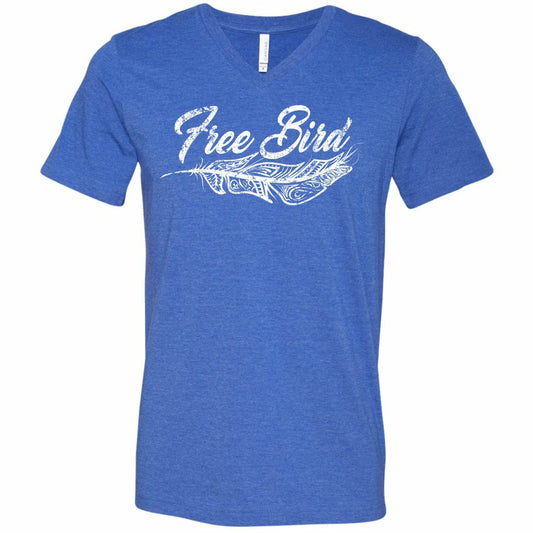 *WHOLESALE* Free Bird - Unisex V-Neck Tee - The Graphic Tee