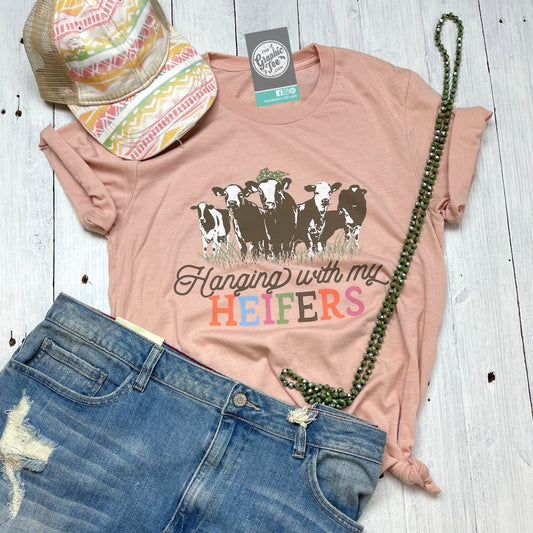 *WHOLESALE* Hanging With My Heifers Tee - The Graphic Tee