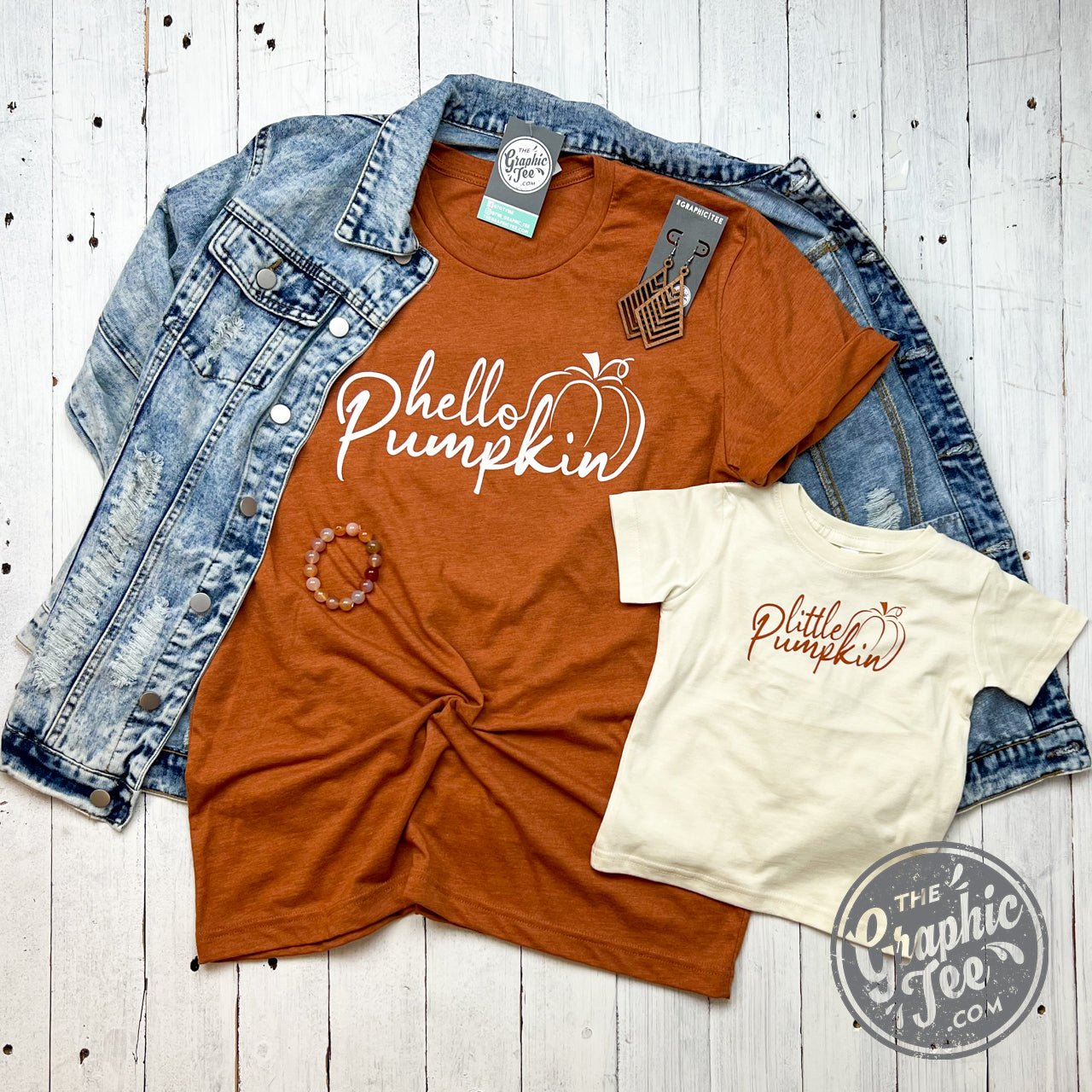 *WHOLESALE* Hello Pumpkin Short Sleeve Tee - The Graphic Tee