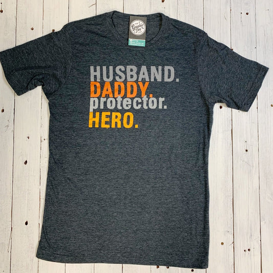 *WHOLESALE* Husband Daddy Protector Hero Tee - The Graphic Tee