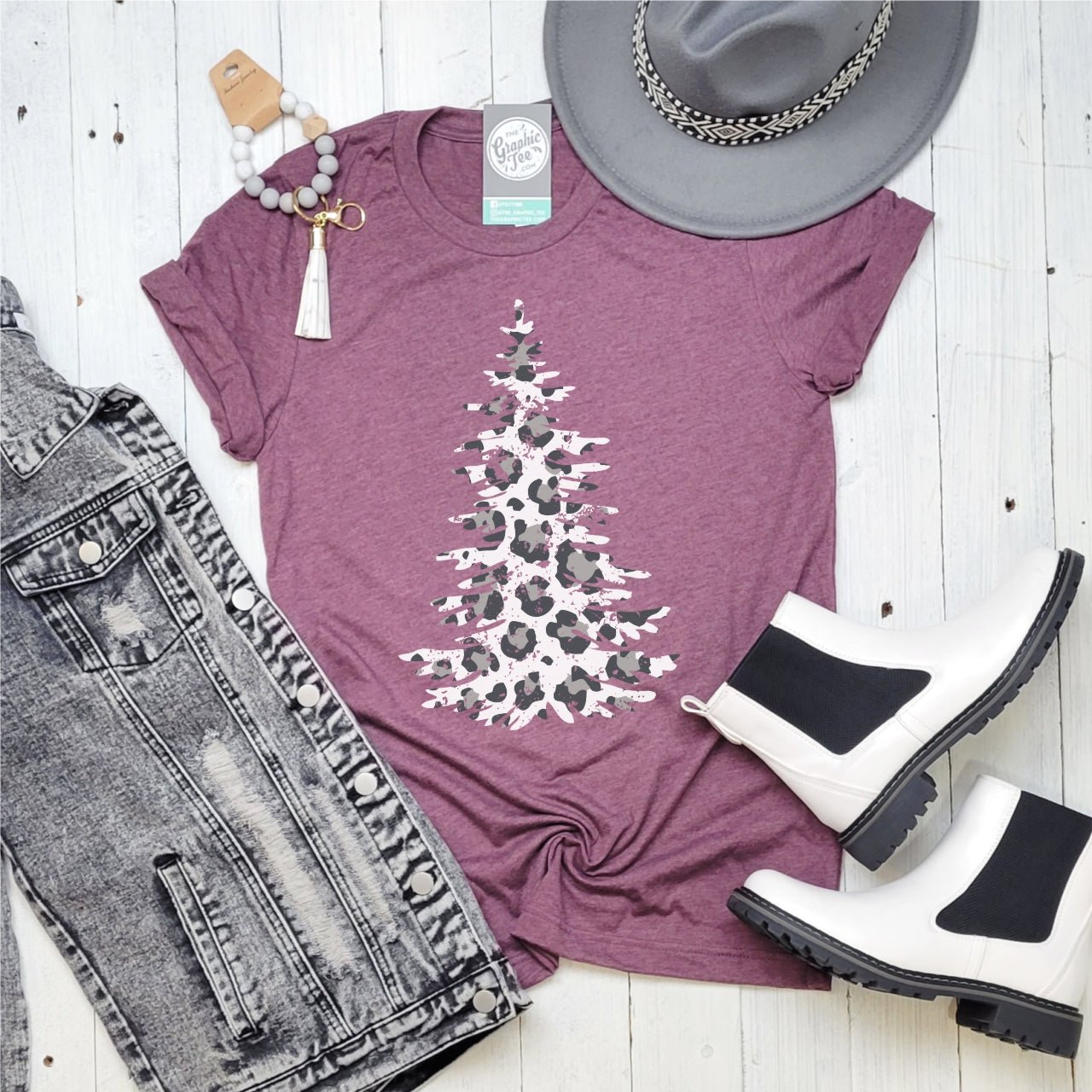 *WHOLESALE* Leopard Tree Short Sleeve Tee - The Graphic Tee