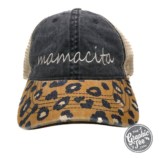 *WHOLESALE* Mamacita - Leopard Bill Cap - The Graphic Tee