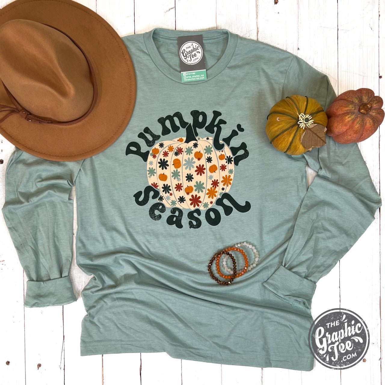 *WHOLESALE* Pumpkin Season Long Sleeve Tee - The Graphic Tee