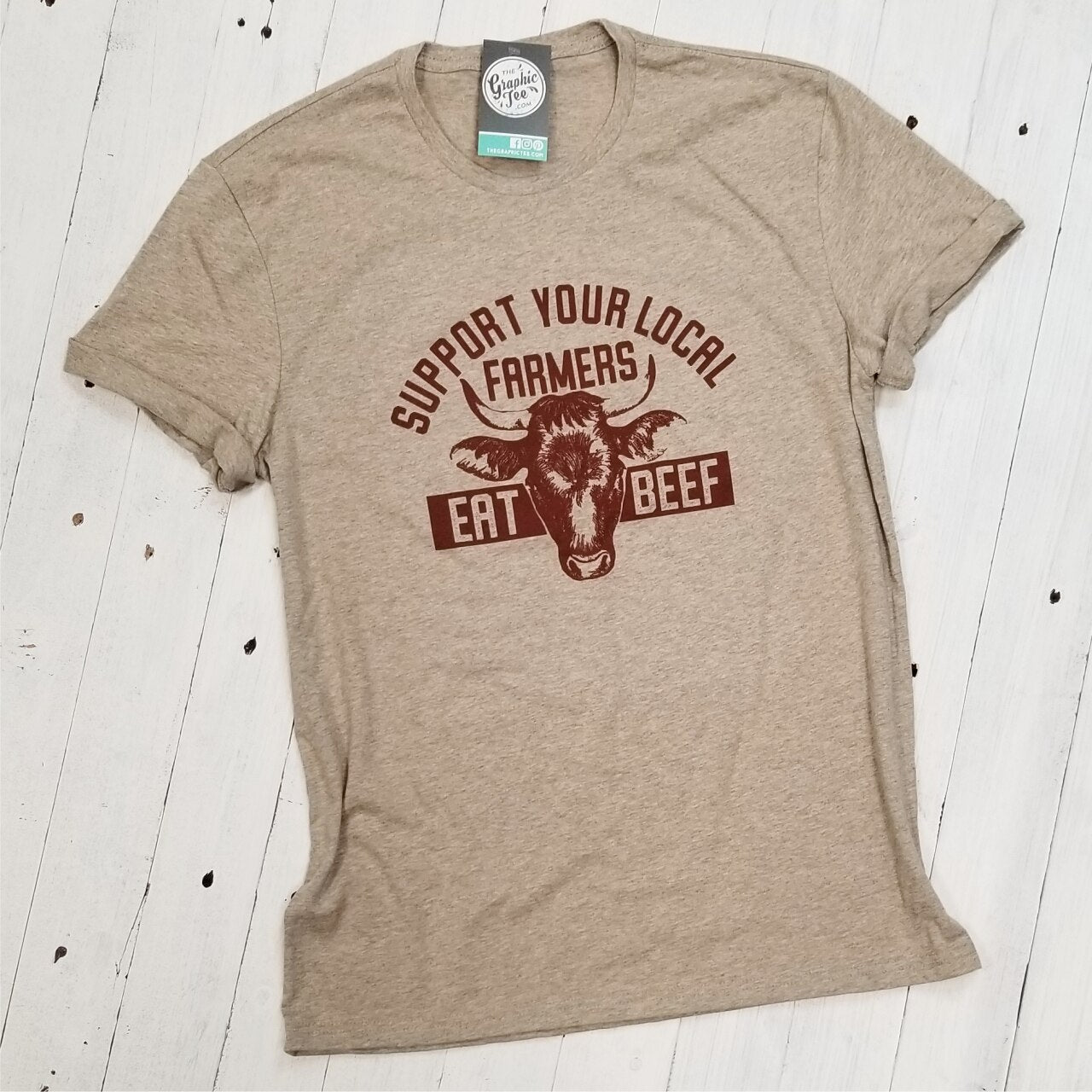 *WHOLESALE* Support Your Local Farmers - Adult Tee - The Graphic Tee